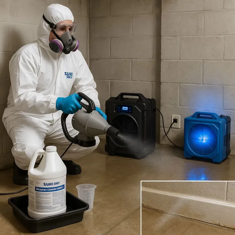Sanitization and Odor Removal process in Hudson, MA