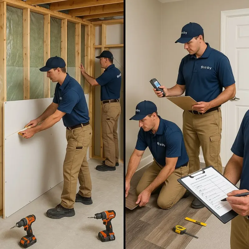 Repairs and Reconstruction process in Hudson, MA